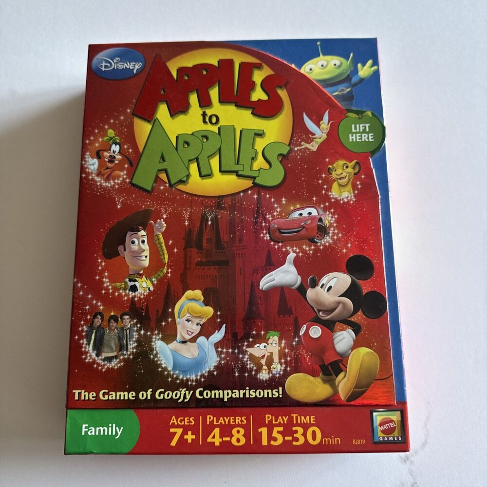 NEW‼️ Disney Apples To Apples - The Game Of Goofy Comparisons - Read